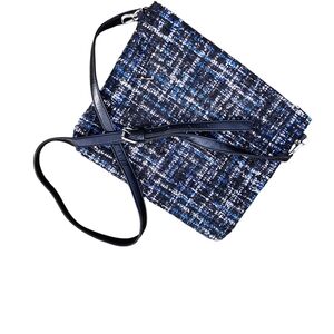 Cato Blue and Black Crossbody Bag